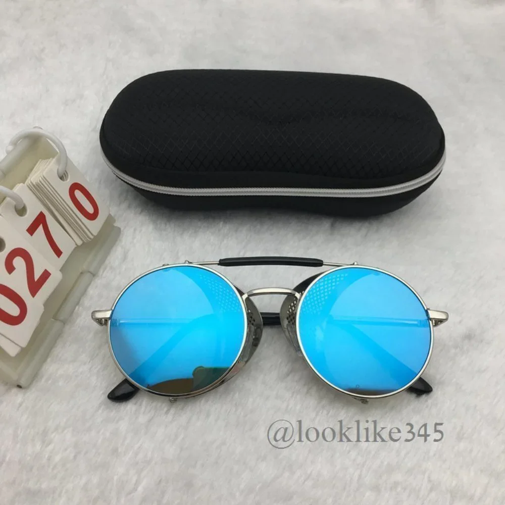 Blue Fashion Retro Vintage Sunglasses